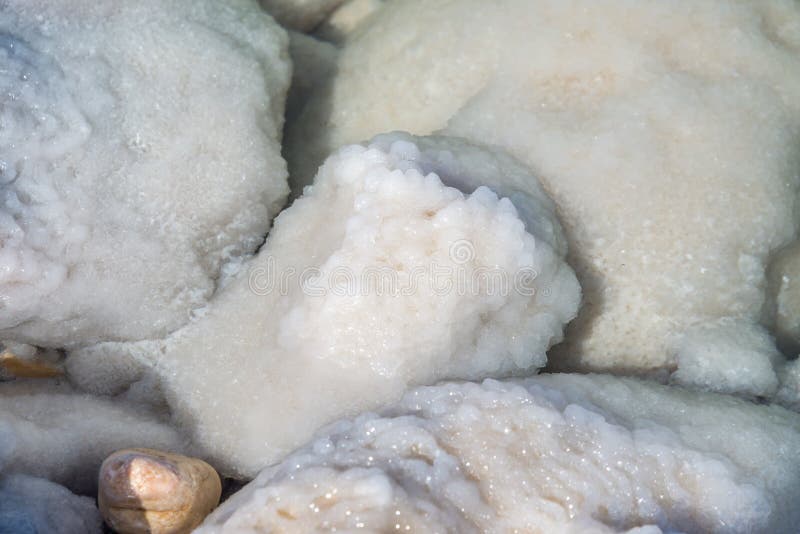 Dead Sea salty rocks stock photo. Image of palestine 53450948