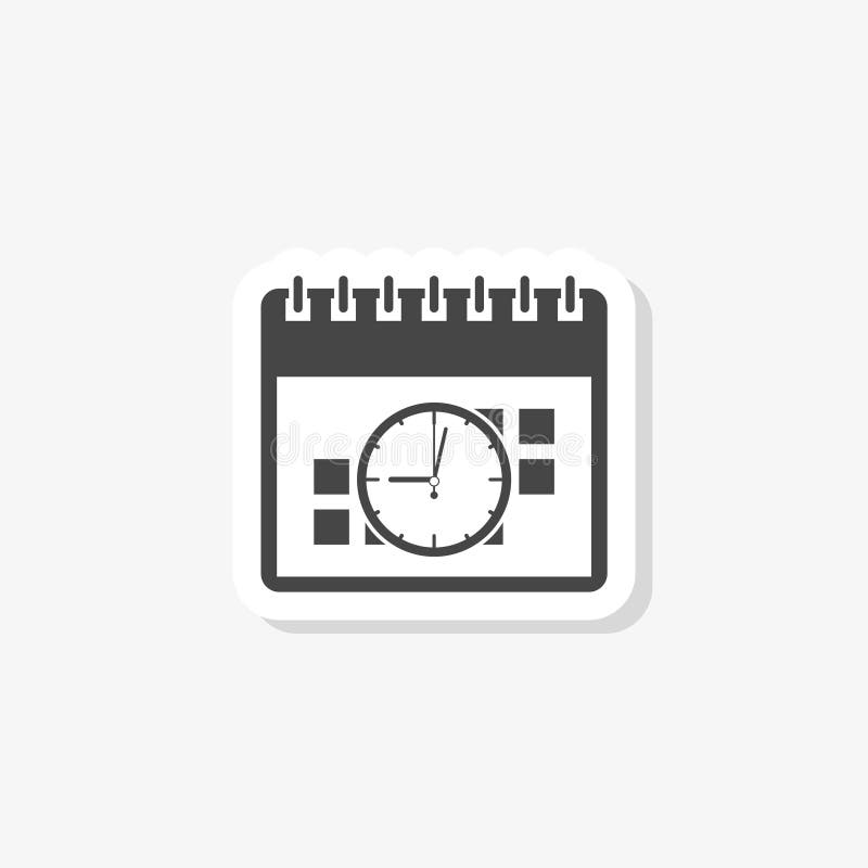 Deadline Calendar Sticker Simple Illustration of Deadline Calendar Deadline Calendar Sticker Simple Illustration of Deadline Calendar