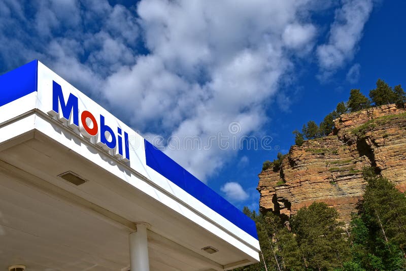 Mobil Gas Station Sign And Logo Editorial Photography Image Of