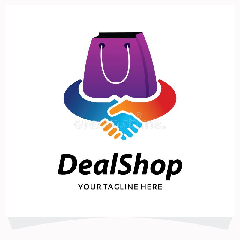 Deal Shop Logo Template Design Template Stock Vector - Illustration of ...