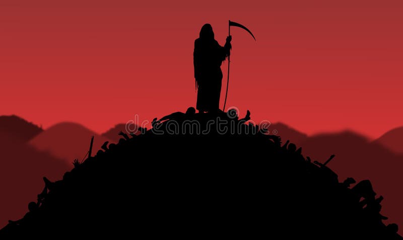 Death pile stock illustration. Illustration of reaper - 33942416