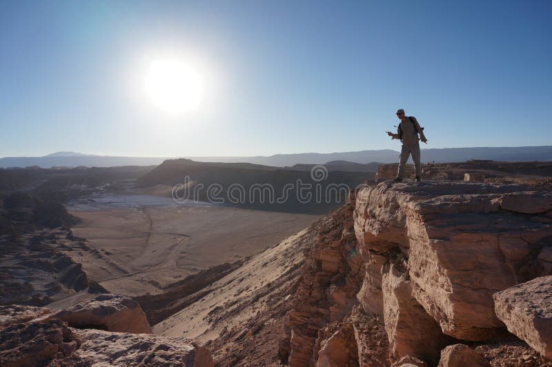Death Valley, Atacama Desert, Chile royalty free stock photography Death Valley, Atacama Desert, Chile royalty free stock photography