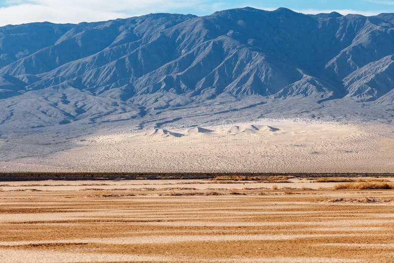 Death Valley National Park, California, USA. Landscape desert dunes and mountains