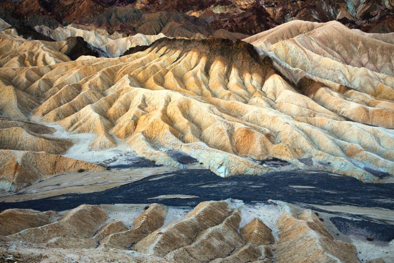 Death Valley Zabriskie Point Stock Photo Image of death, badlands