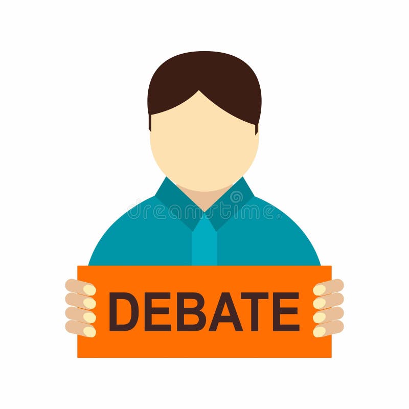 Debate icon vector image. vector illustration