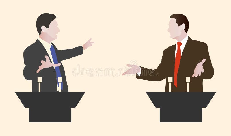 Debate two speakers. Political speeches, debates, rhetoric. Broad and expressive hand gestures. Debate two speakers. Political speeches, debates, rhetoric. Broad and expressive hand gestures.