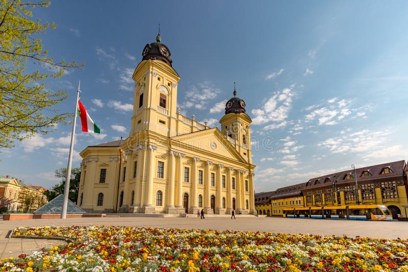 04 12 2017 - Debrecen, Hongrie, vue du centre de la ville, beau paysage de ville