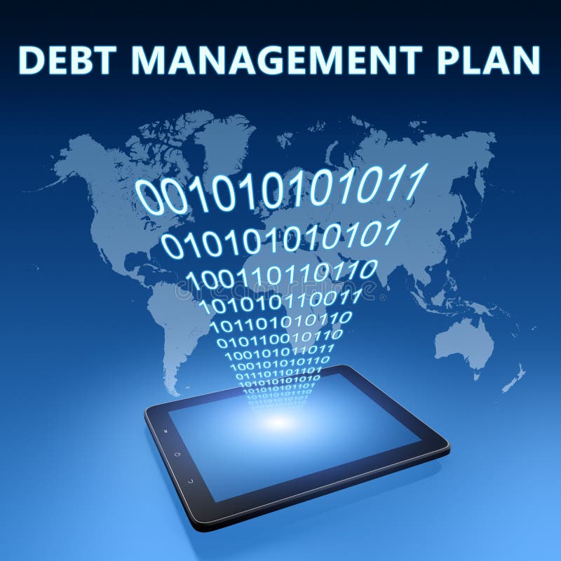 Debt Management On A Yellow Legal Pad Stock Image Image of account
