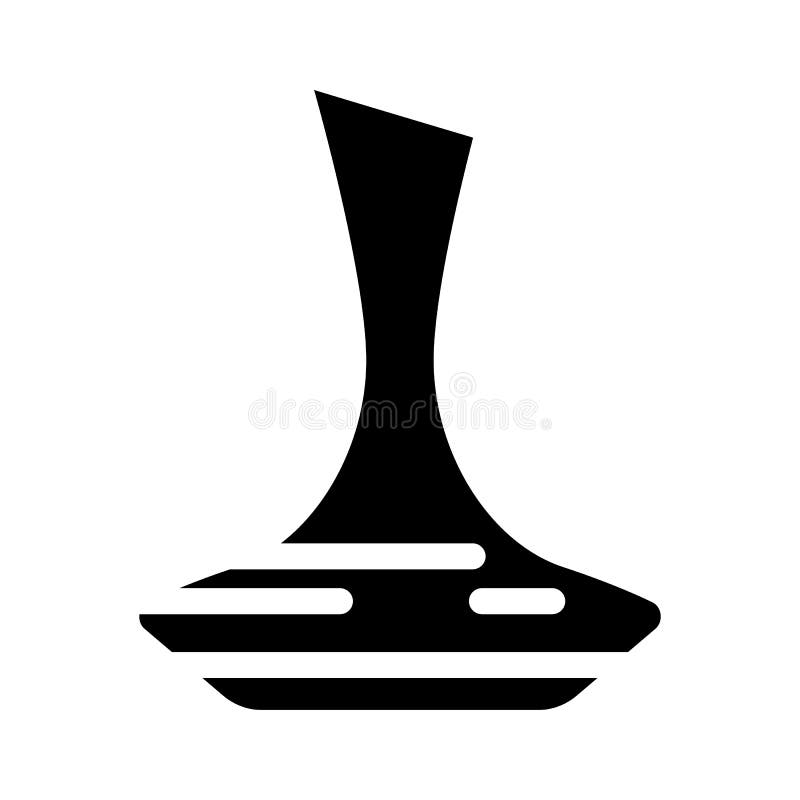 Decanter wine glyph icon vector illustration vector illustration