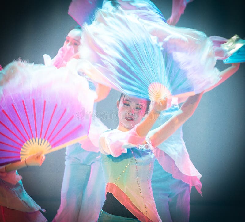 Fluttering Fans- NATIONAL DANCE Editorial Photo - Image of december ...