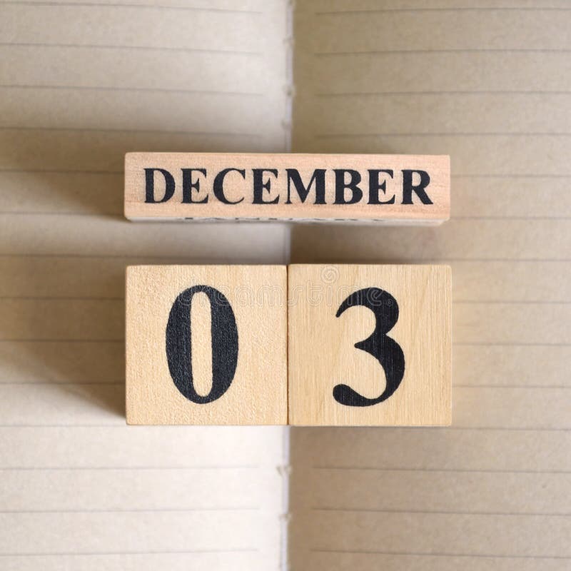 December 03, Icon design with number cube. royalty free stock images