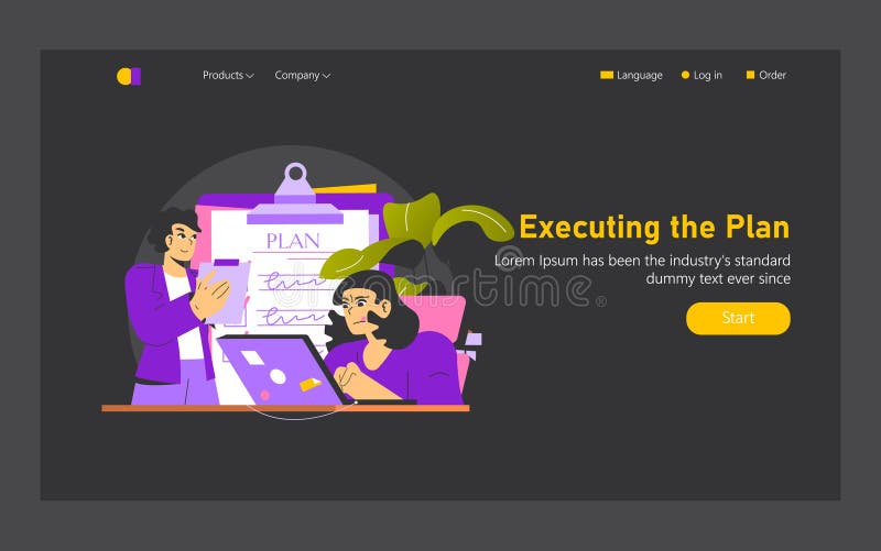 Decision Making. Flat Vector Illustration vector illustration