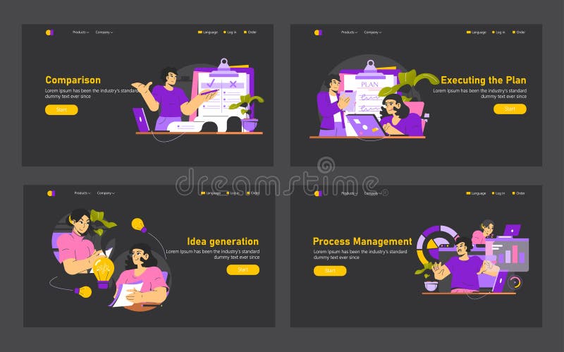 Decision Making. Flat Vector Illustration vector illustration