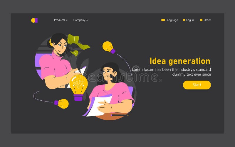 Decision Making. Flat Vector Illustration vector illustration