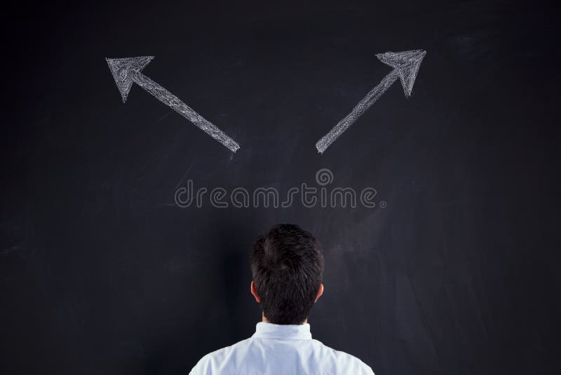 Decisione economica fotografie stock libere da diritti Decisione economica fotografie stock libere da diritti