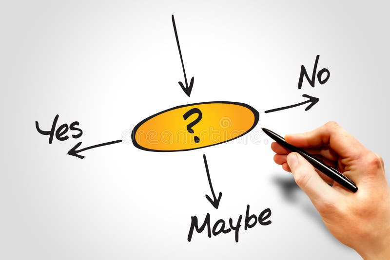 Decisão ilustração royalty free