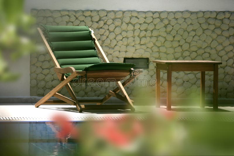 Deck-chair stock photos