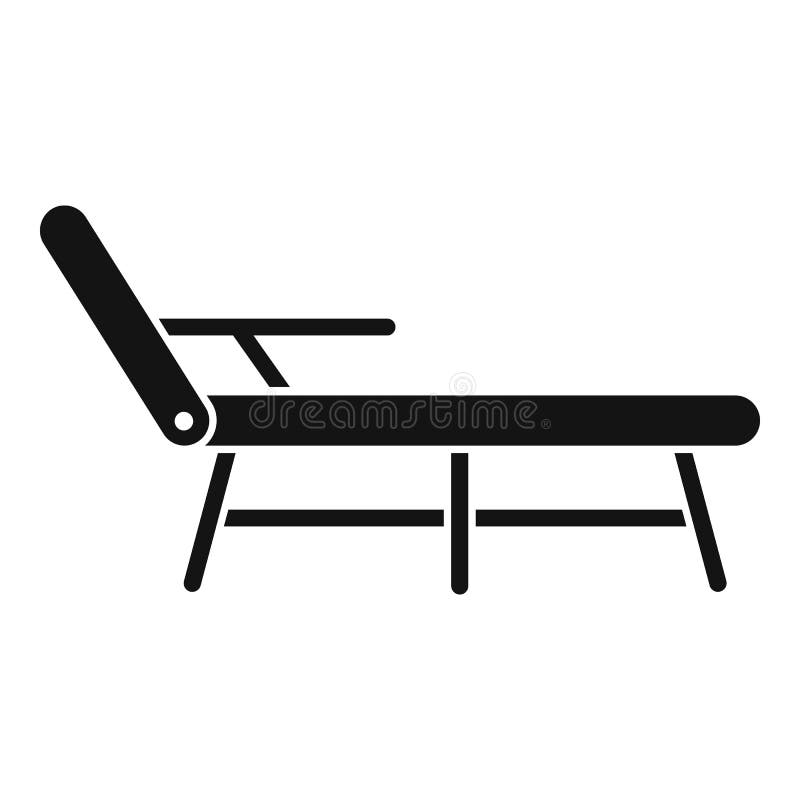 Wood Deck Chair Icon, Outline Style Stock Vector - Illustration of ...