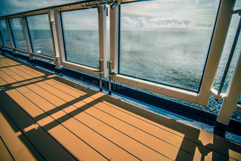 On Deck of Huge Cruise Liner Ship from Seattle To Alaska Stock Image Image of chairs, luxury