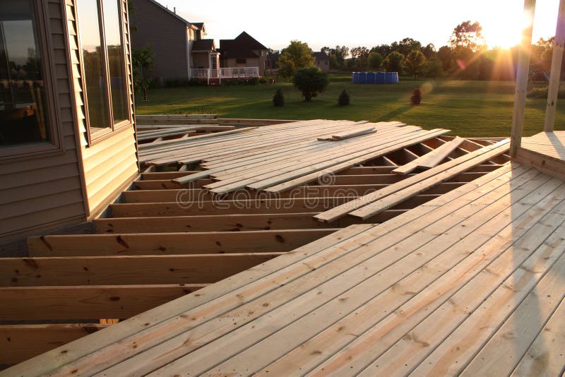 Deck Under Construction 10 stock image. Image of build 10362023
