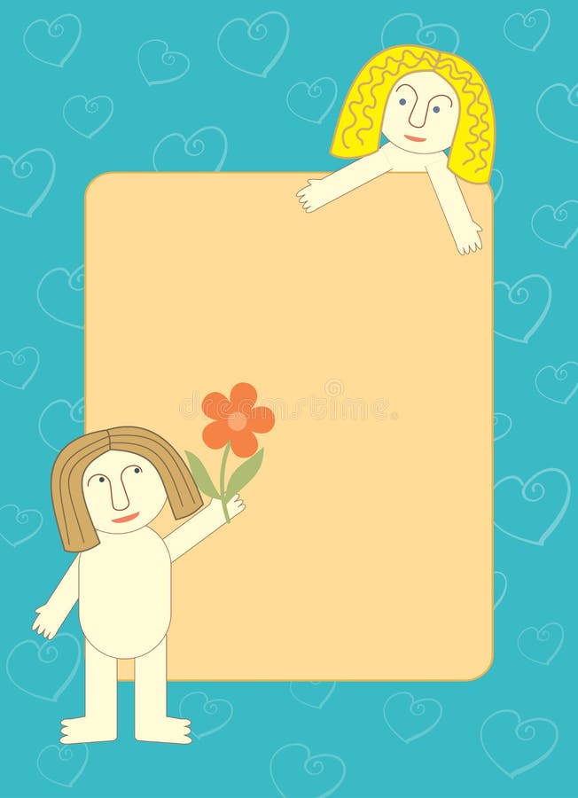 Declaration of love funny vertical frame. Compliments people vectors