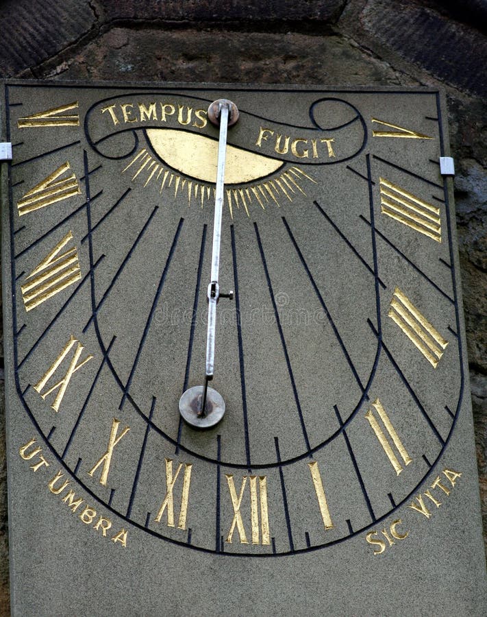 Declining Wall Sundial