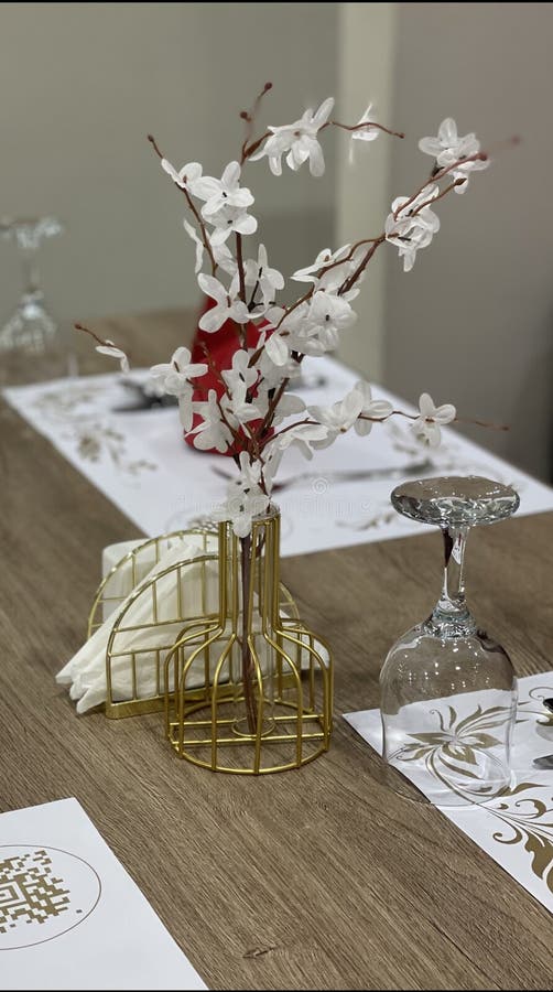 DECOR ARTIFICIAL CHERRY BLOSSOM FLOWER Stock Photo Image of highlight