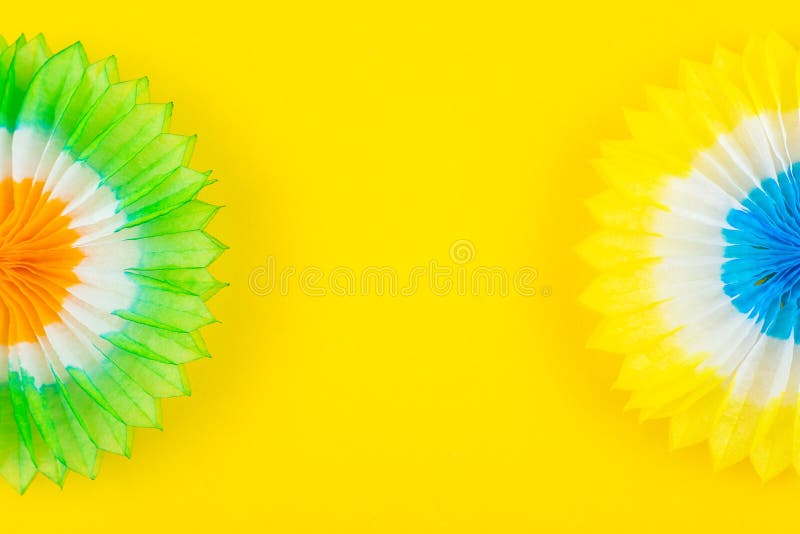 Decor of Paper Umbrellas on a Green Background Stock Illustration Illustration of sunshade
