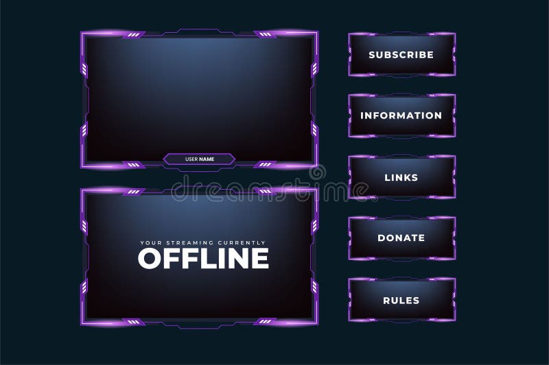 Modelo de banner para jogos offline estiloso