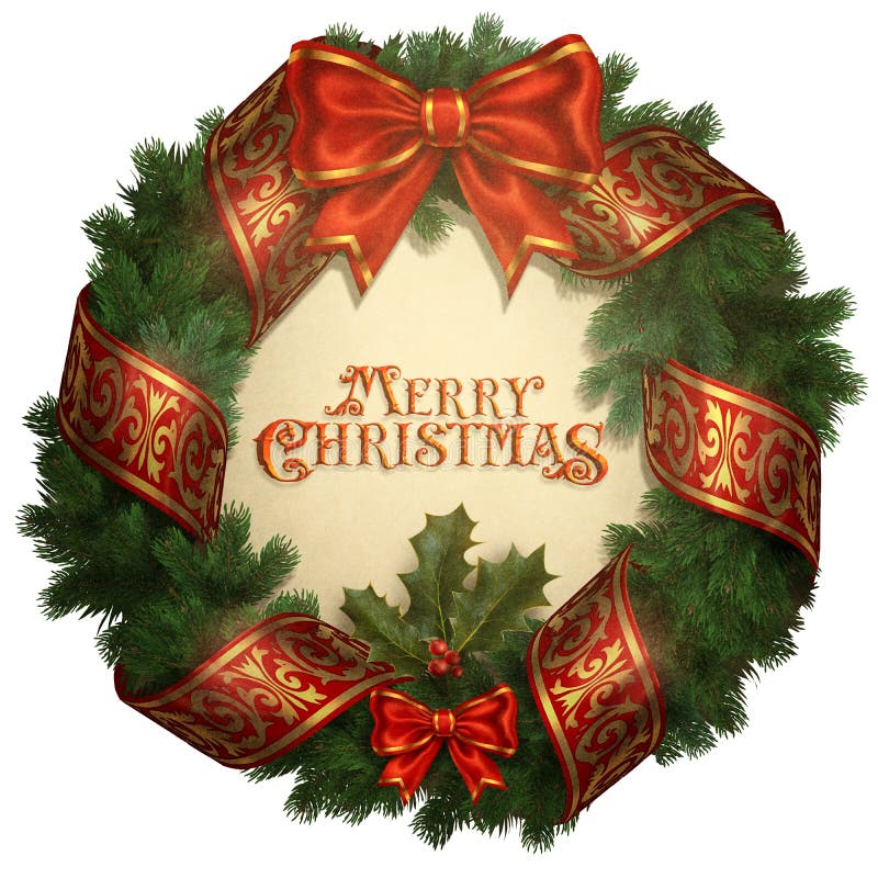 Decoración De Flores De Pino De Navidad Con Adornos Stock de ilustración -  Ilustración de navidad, vacaciones: 162387829