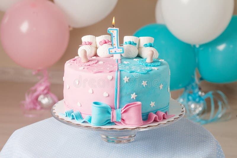 Decoración Para El Primer Cumpleaños De Boy& X27, Pastel Al Estilo De