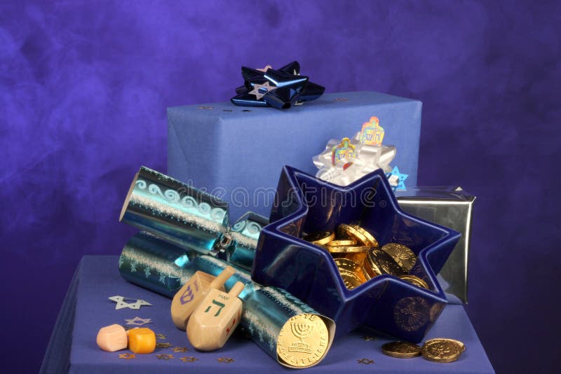 Decoración de Hanukkah fotografía de archivo libre de regalías Decoración de Hanukkah fotografía de archivo libre de regalías