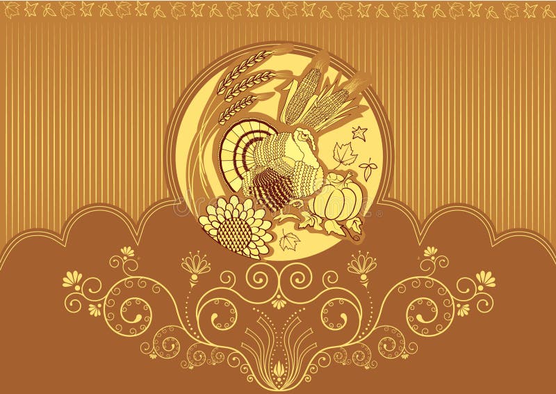 Decoración de la acción de gracias stock de ilustración Decoración de la acción de gracias stock de ilustración