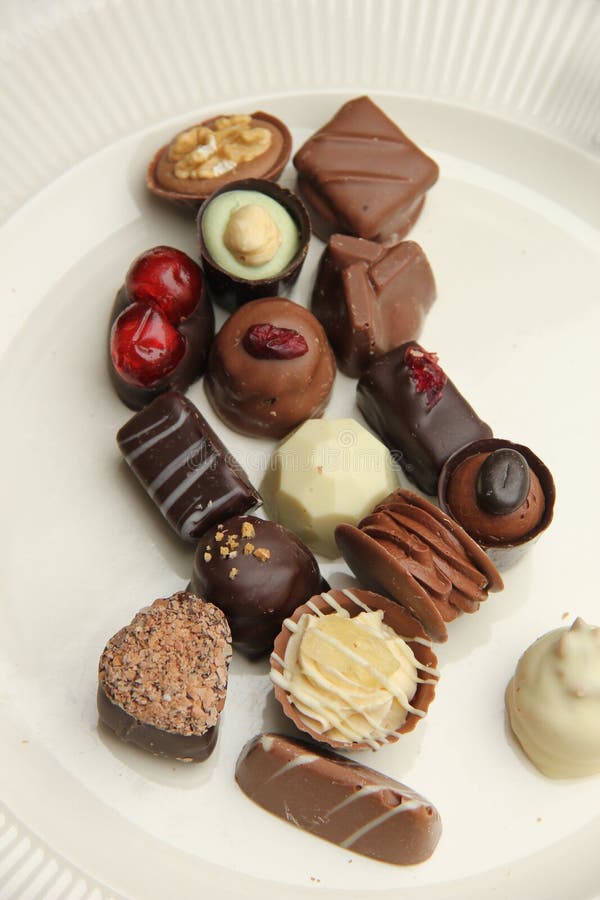 Decorated chocolates stock photo. Image of variation 90691868