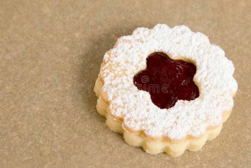 Decorated Cookie on Baking Paper Stock Photo Image of paper, eating