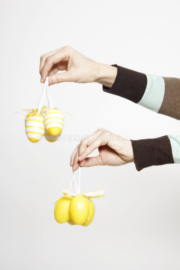 Decorated easter eggs