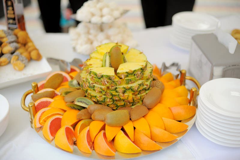 Decorated Fruits stock photo. Image of party, event, formal 30597184