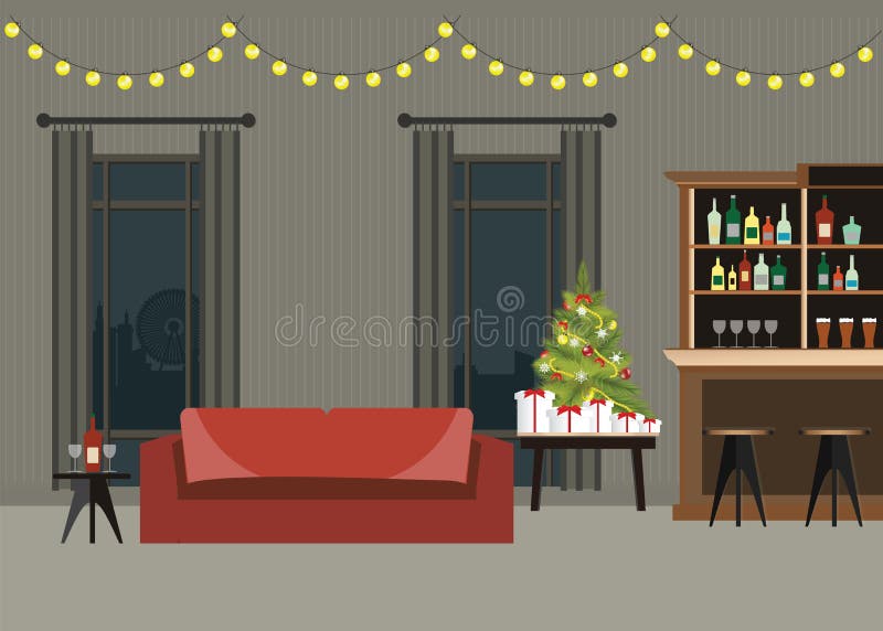 Bookshelf Christmas Tree Stock Illustrations 110 Bookshelf