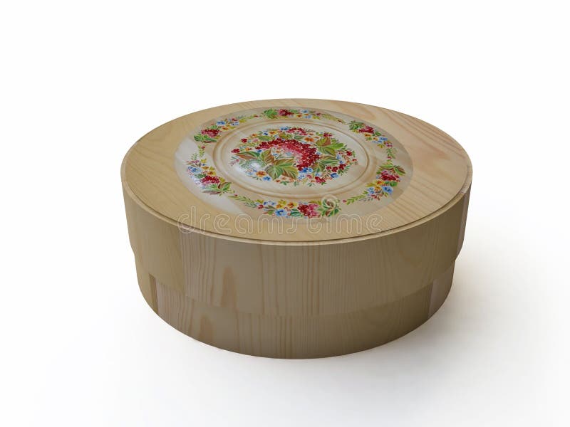 Decorated Round Gift Box