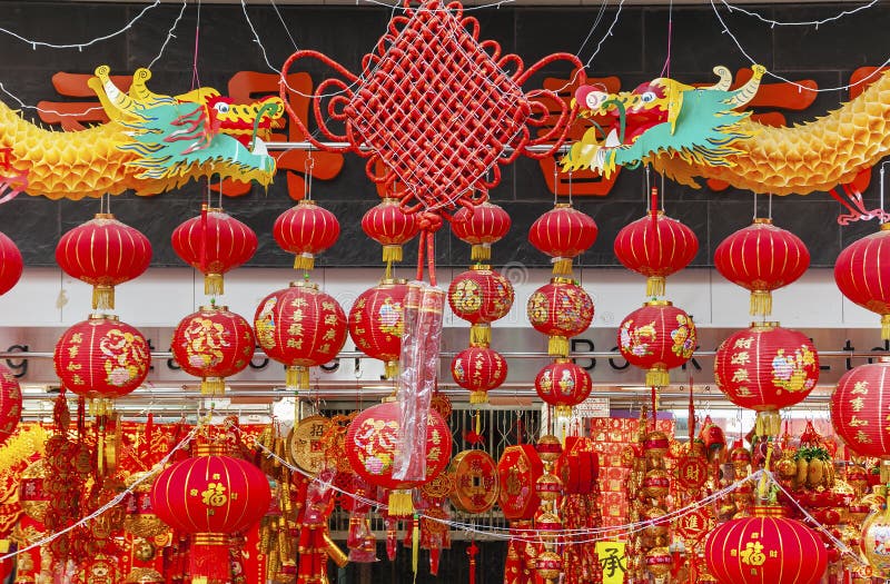 Verknald nieuwigheid Kakadu Decoratie Voor Chinees Nieuw Jaar Redactionele Afbeelding - Image of kong,  centrum: 84227880