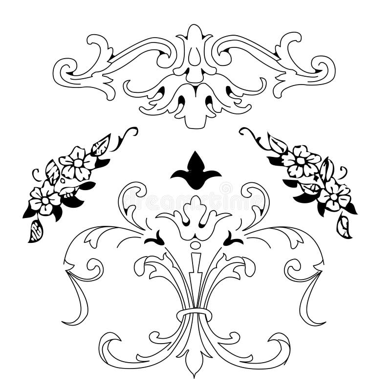 Decorative frame art lines, vector illustration. Decorative frame art lines, vector illustration.