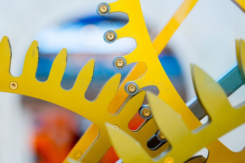 Decoratief klokmechanisme royalty-vrije stock afbeeldingen