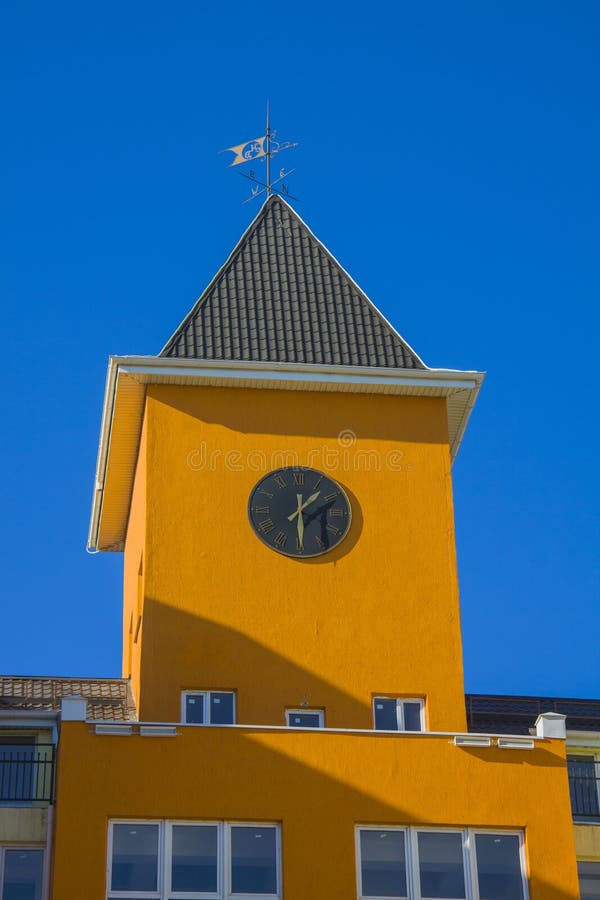 Decoratieve klokketoren royalty-vrije stock fotografie