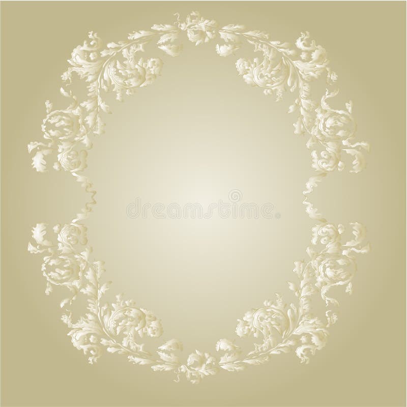 Decoratieve ronde kader sier bloemen uitstekende vector vector illustratie Decoratieve ronde kader sier bloemen uitstekende vector vector illustratie