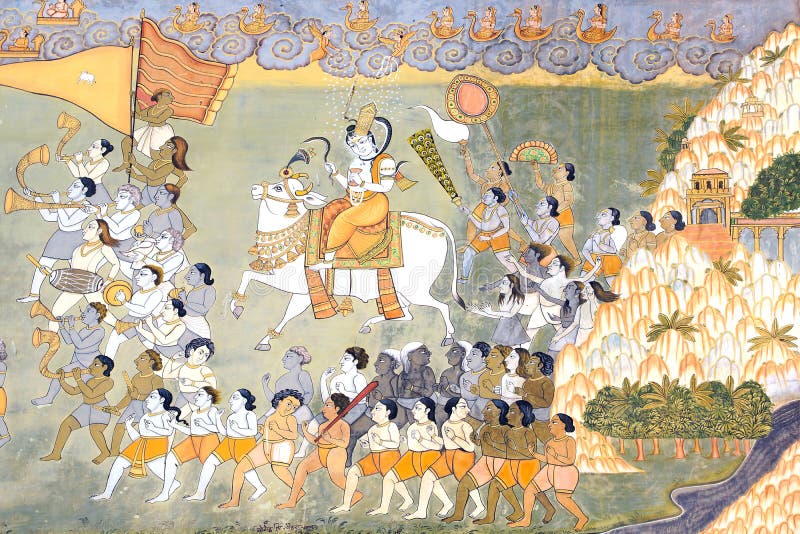 The Decoration of the Jodhpur Palace. Stock Photo Image of culture