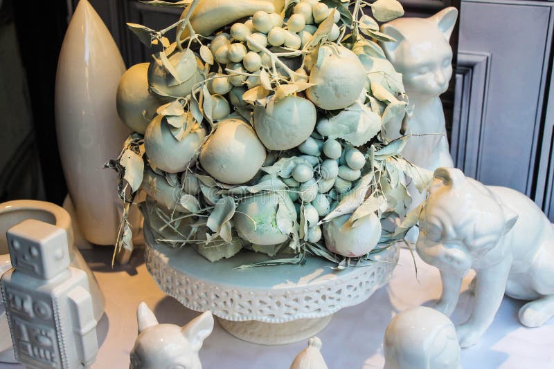Decoration Objects in White Color Marriage