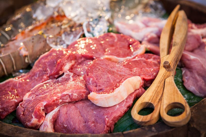 Raw Foods, Meat for Roasting Stock Image Image of brunch, banquet