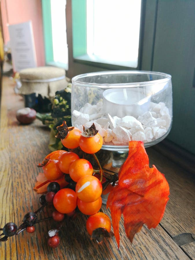 Decorations Made of Some Dried Fruits Stock Image Image of breakfast