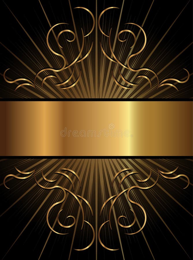 Decorative background label