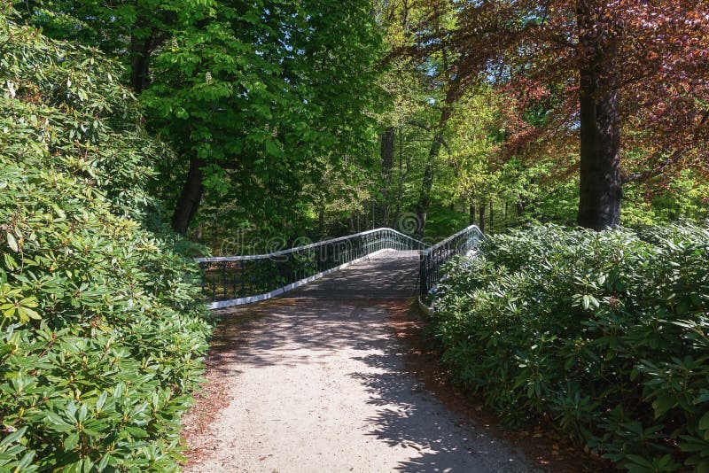 Decorative bridge in The Loo park